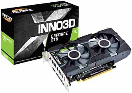 INNO3D GEFORCE GTX 1650 Twin X2 4GB GDDR6 Gaming Graphics Card - N16502K-04D6