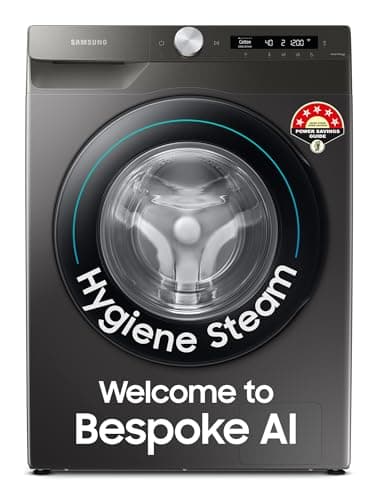 Samsung 7 Kg 5 Star AI Control & Wi-Fi, Fully-Automatic Front Loading Washing Machine (WW70T502NAN1TL, Inox, Digital Inverter)