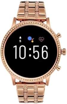 DHRIYA Gen 9 Diamond Strap HD Display 2 Straps BT Calling Smartwatch (Rose Gold Strap) for Mens and Womens with ON/Off Logo