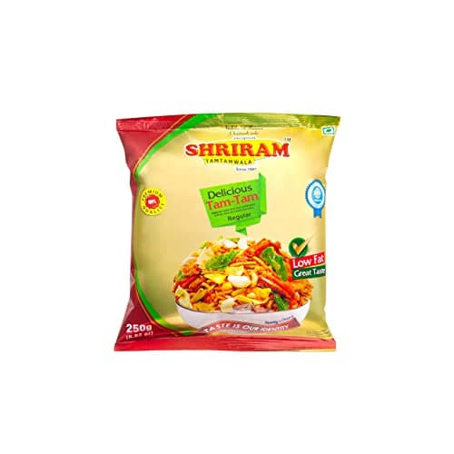 SHRIRAM TAMTAMWALA (Original) Delicious Tamtam Regular Mixture Vadodara Tam Tam Bhel Mix Namkeen 250gm