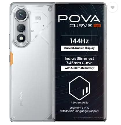 TECNO POVA Curve 5G (Magic Silver, 6GB+128GB)