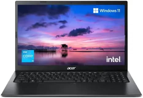 Acer Extensa 15 Lightweight Laptop 11th Gen Intel Core i3 Processor with 15.6" (39.6 cms) Full HD Display- (4 GB RAM/512 GB SSD/Windows 11 Home/Intel UHD Graphics /1.7Kg/Black) EX215-54