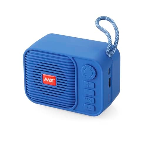 MZ M208 (Portable Bluetooth Speaker) Dynamic Thunder Sound with High Bass, 5W Power with 1200mAh Battery (Blue)
