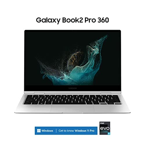 Samsung Galaxy Book2 Pro 360 13.3" AMOLED Display Intel 12th Gen core i5-1240U Processor, 16 GB RAM, 512 GB, Dolby Atmos Sound