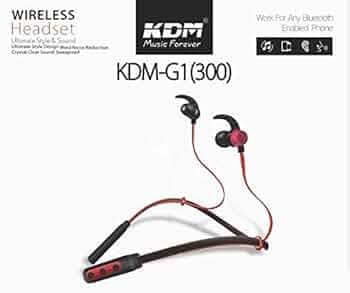 KDM ORIGINAL Bluetooth Wireless Stereo Sports Headset for All Smartphones Supports