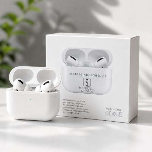Wireless Earbuds with Bluetooth 5.3, 24H Playtime, White