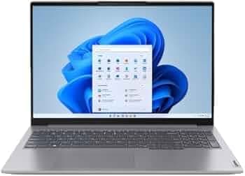 Lenovo ThinkBook 16 Intel 13th Gen Core i5 16" (40.64cm) WUXGA 300 Nits Antiglare Thin and Light Laptop (16GB/512GB SSD/Win 11 Home/Office 2021/Backli...