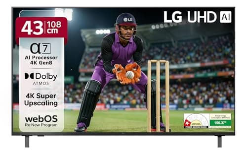 LG 108 cm (43 inches) UA82 Series 4K Ultra HD Smart webOS LED TV 43UA82006LA