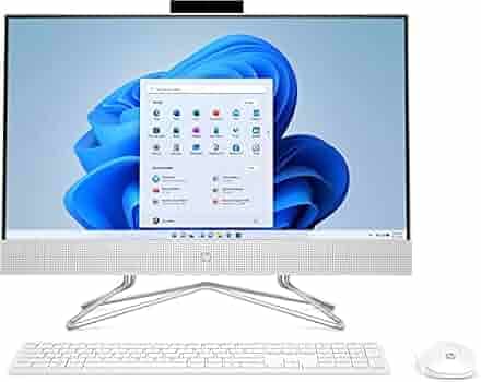 HP 24 All-in-One-AMD Ryzen™ 3 || 16 GB DDR4 || 1 TB + 256GB SSD || Windows 11 || Office 2019 || Silver || 1Y || 23.5" FHD || White (Silver)|| Headphone Worth 999