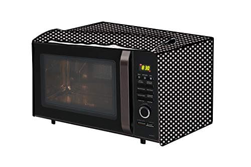 The Furnishing Tree Microwave Oven Cover for Samsung 28L CE1041DSB2/TL Polka dot Pattern Grey