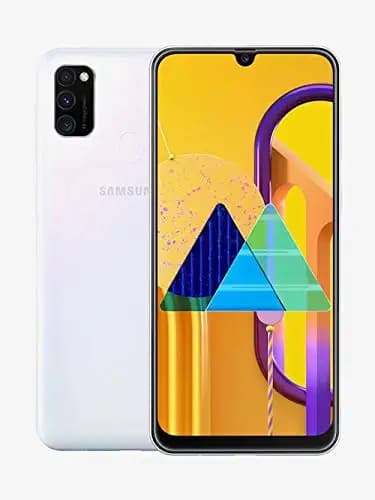 (Renewed) Samsung Galaxy M30s (Pearl White, 6GB RAM, Super AMOLED Display, 128GB Storage, 6000mAH Battery)