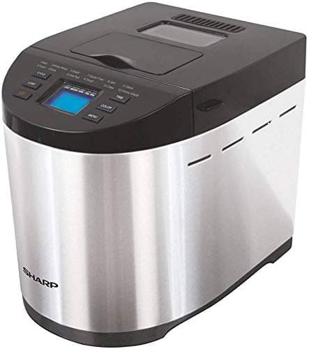 Sharp Table-Top Bread Maker for Home, Kitchen | Fully Automatic Functions | 12 Pre-Programmed Menus Including Gluten-Free...