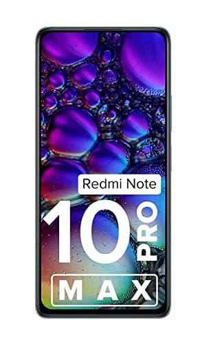 (Renewed) Redmi Note 10 Pro Max (Dark Nebula, 6GB RAM, 128GB Storage) -108MP Quad Camera | 120Hz Super Amoled Display