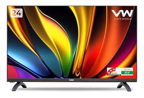 VW 60 cm (24 inches) HD Ready LED TV VW24A (Black) (2021 Model)