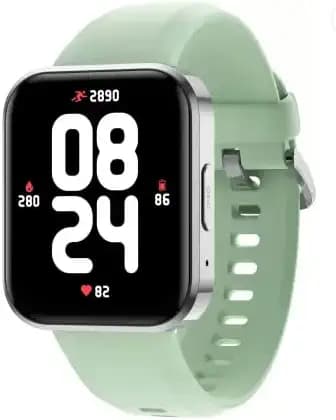 Dizo Watch D Talk 1.8 Display with Calling&7 Day Battery (by realme Techlife)(Green, Free Size)