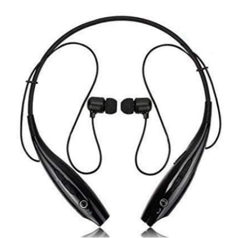 RSFuture HBS 730 Wireless Bluetooth In Ear Neckband Earphone with Mic (Black) In-Ear
