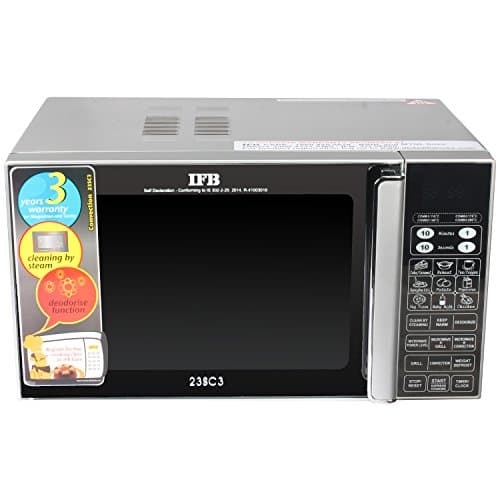 IFB 23 L Convection Microwave Oven (IFB 23SC3, Metallic Silver) Microwave Ovens
