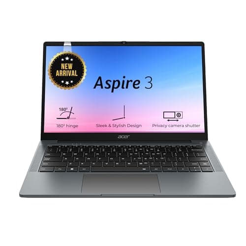 Acer Aspire 3 Intel Core i3-N305 Processor Laptop with 35.56 cm (14") Full HD LED-Backlit IPS Display (8 GB RAM/512 GB SSD/Intel Graphics/Win11 Home/3...