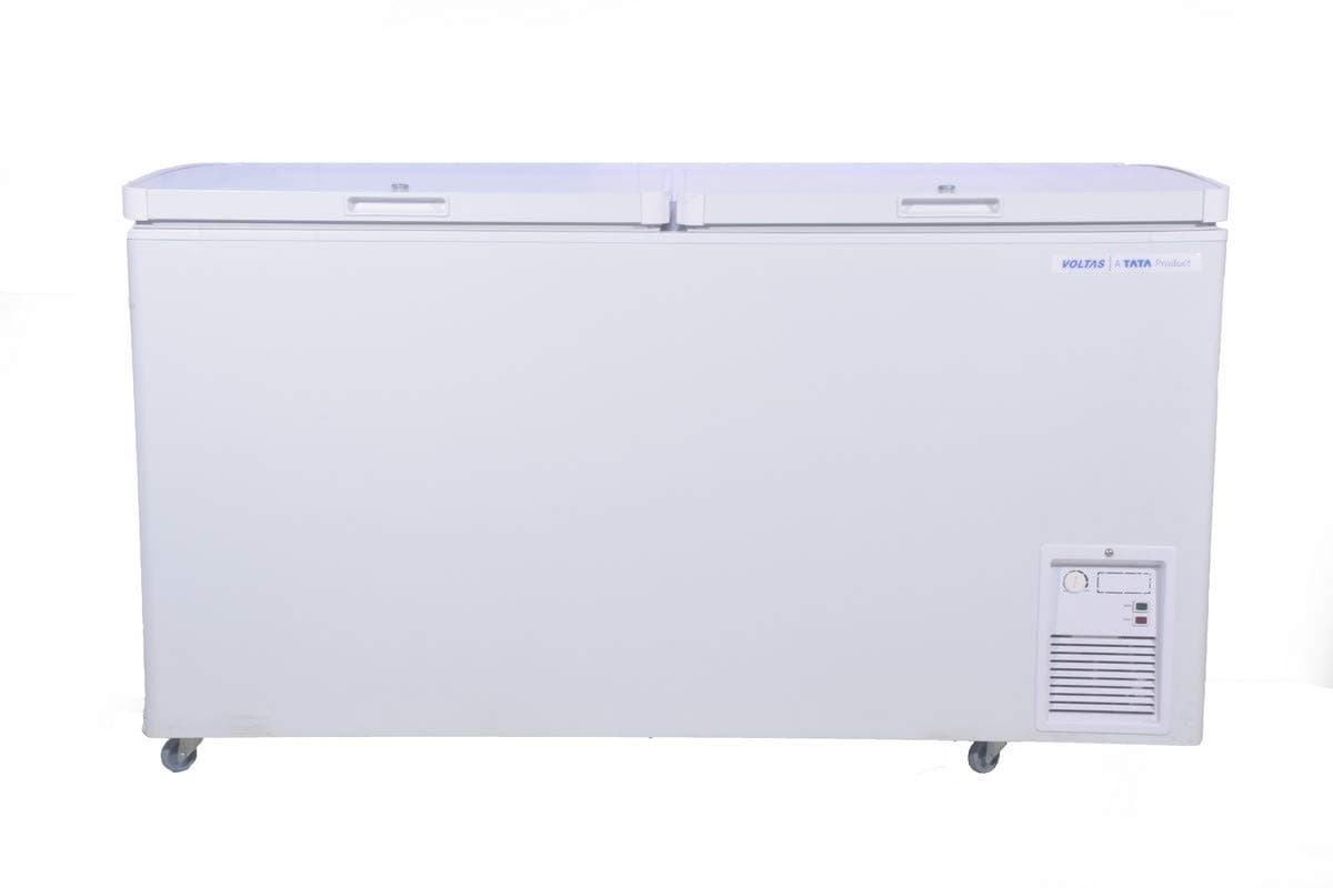 Voltas 500 DD CF Double Door Deep Freezer, 500 Liters, White