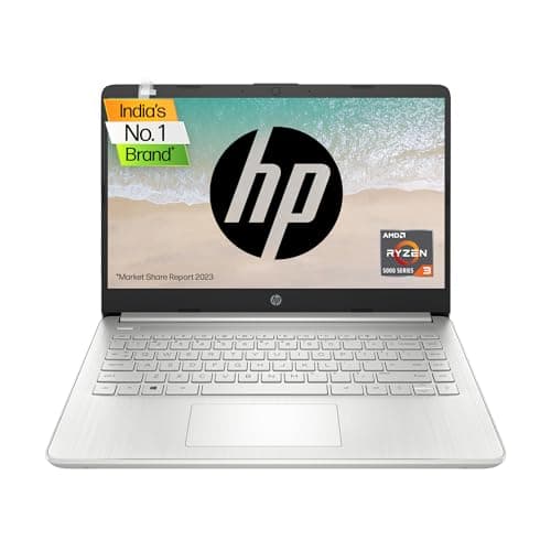 HP 14s, 5th Gen AMD Ryzen 3- 8GB RAM/512GB SSD 14 inch(35.6cm) Laptop, FHD IPS Micro-Edge Display/ Backlit Keyboard/Alexa/Windows 11/Fast Charge/Radeo