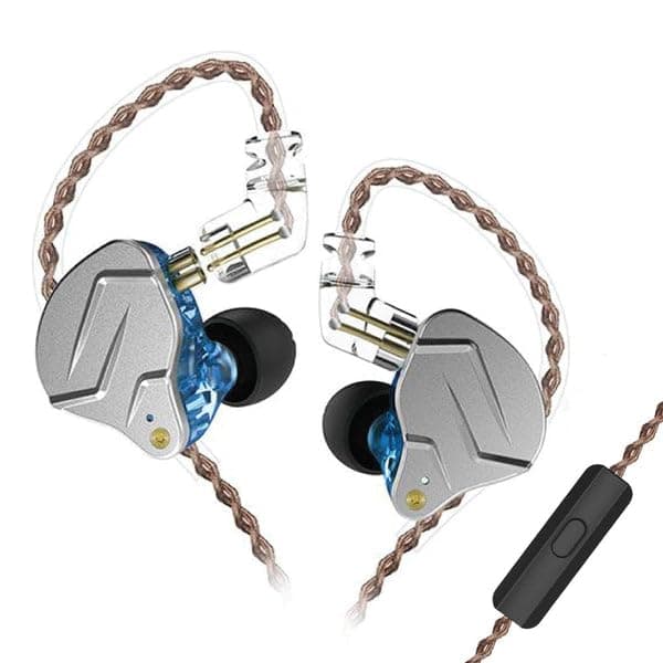 KZ ZSN Pro Hifi in Ear Monitor Earbuds HIFI Stereo Bass Sound IEM Headphones Noise Cancelling Earphone with Mic 0.75mm 2pins Detachable Cable for Cell