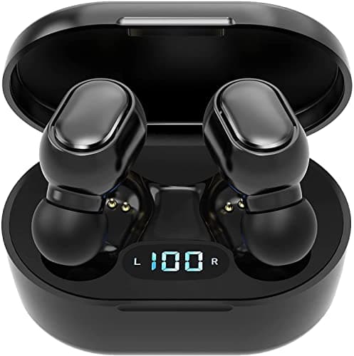 X88 Pro® Earbuds 121v2 Audio AirBass Earbuds Compatible with 20H Playtime & Fast Charging with IPX7 Fully Waterproof 3 Month Warranty (Black)