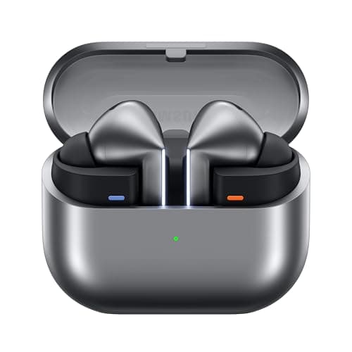 Samsung Galaxy Buds 3 Pro (Silver) with Galaxy AI | Adaptive ANC | Real-time Interpreter | 24-bit Hi-Fi Audio | Up to 37H battery | IP57