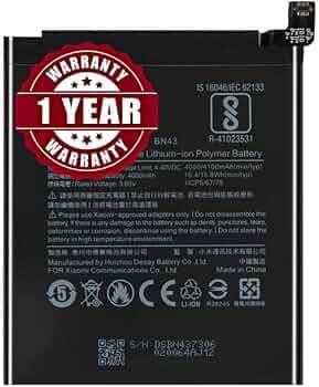 Original BN43 Battery Compatible for Xiaomi Redmi Note 4 - (4100 mAh) - 1 Year Warranty_MC11