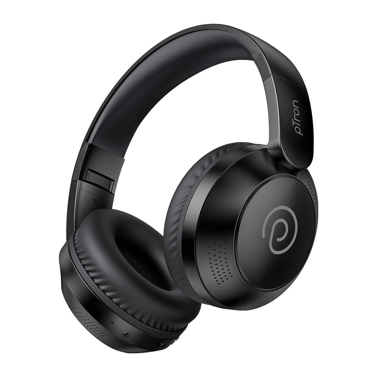 pTron Studio Evo 70hrs Playtime Wireless Over-Ear Headphones with HD Mic, Low-Latency Game/Movie/Music Modes, Punchy Bass, BT5.3, Dual Device Pairing,...