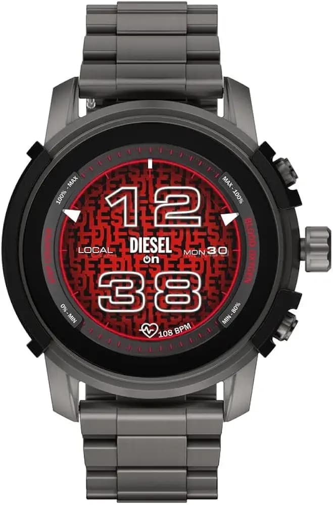Diesel Griffed Gunmetal Smartwatch DZT2042