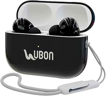 Ubon BT- 160 Bluetooth Truly Wireless in Ear Ear Buds with 26H Playtime,Low Latency Mode for Gaming, ENx Tech, IWP, IPX4 Water Resistance, Smooth Touc...