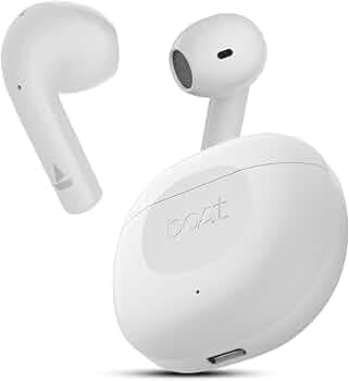 boAt Newly Launched Airdopes 125 TWS Earbuds with 50 hrs Playtime,Quad Mics with ENx Tech,ASAP Charging,IWP Tech, BEAST Mode with 50 ms Low Latency,BT...