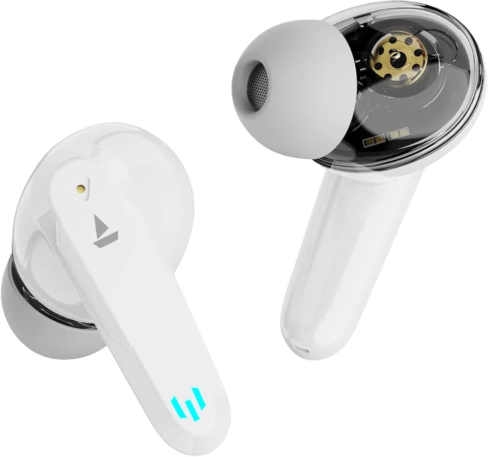 (Renewed) boAt Airdopes 191G True Wireless Earbuds with ENx™ Tech Equipped Quad Mics, Beast™ Mode(Low Latency- 65ms) for Gaming, 2x6mm Dual Drivers, 30H Playtime, IPX5, IWP™, Appealing Case LEDs(White Siberia)