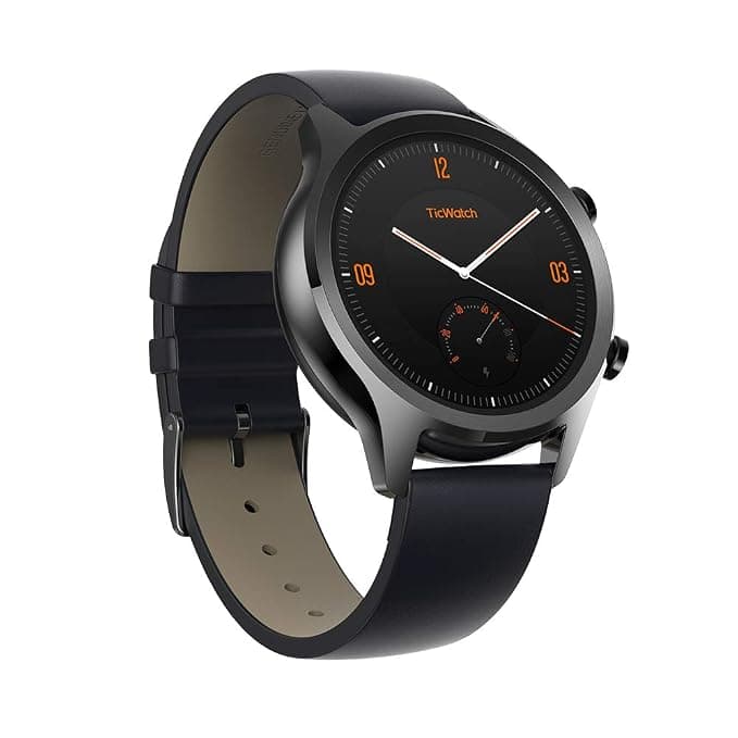 Mobvoi Ticwatch C2, Wear OS by Google Classic smartwatch, IP68 Sweat and Waterproof, Google Pay, Compatible with iPhone and Android- Onyx (Black) Smar
