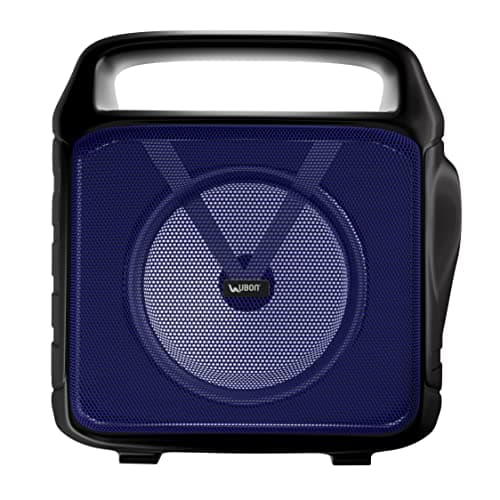 UBON Bluetooth Speaker 7W Wireless Speaker with TWS Function, Inbuilt Mobile Stand, FM Radio, Supports USB, SD Card & AUX, Portable Speaker for Travel Up to 10H Playtime (SP-51 Blue)