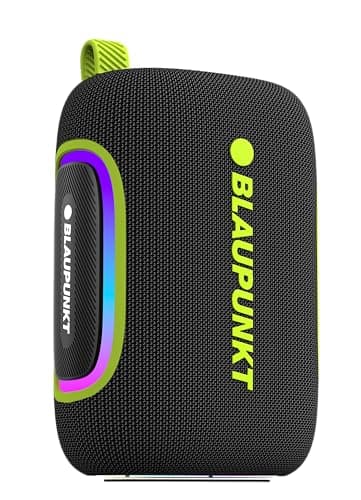 Blaupunkt Rock & Roll OMG Party 75W Boombox I 100 Years German Legacy Audio I Jazzy Aura Party Neon Lights I Quad Batteries I IPX6 Splash & Dust Proof...
