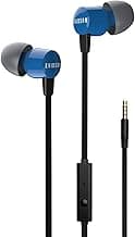 Evidson Vibe Wired in Ear Earphone with Mic (Blue)