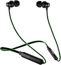 (Renewed) PTron Tangent Lite Bluetooth 5.0 Wireless Headphones with Hi-Fi Stereo Sound, 6Hrs Playtime, Lightweight Neckband, Sweat-Resistant Magnetic