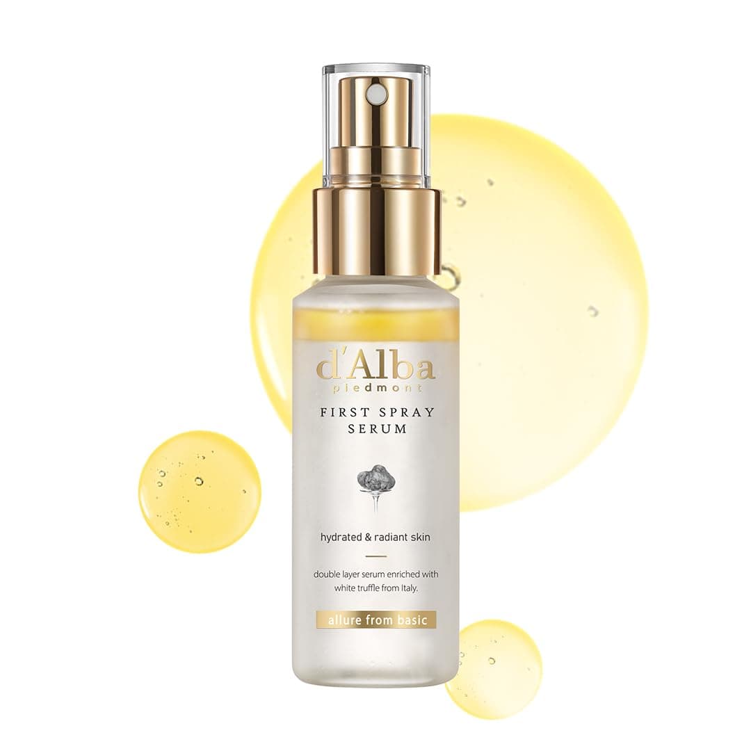 d'alba Piedmont Italian White Truffle First Spray Serum, Vegan Skin Care, Hydrating Face Moisturizer, Glow Serum for Radiant Skin, Non Comedogenic, Al...