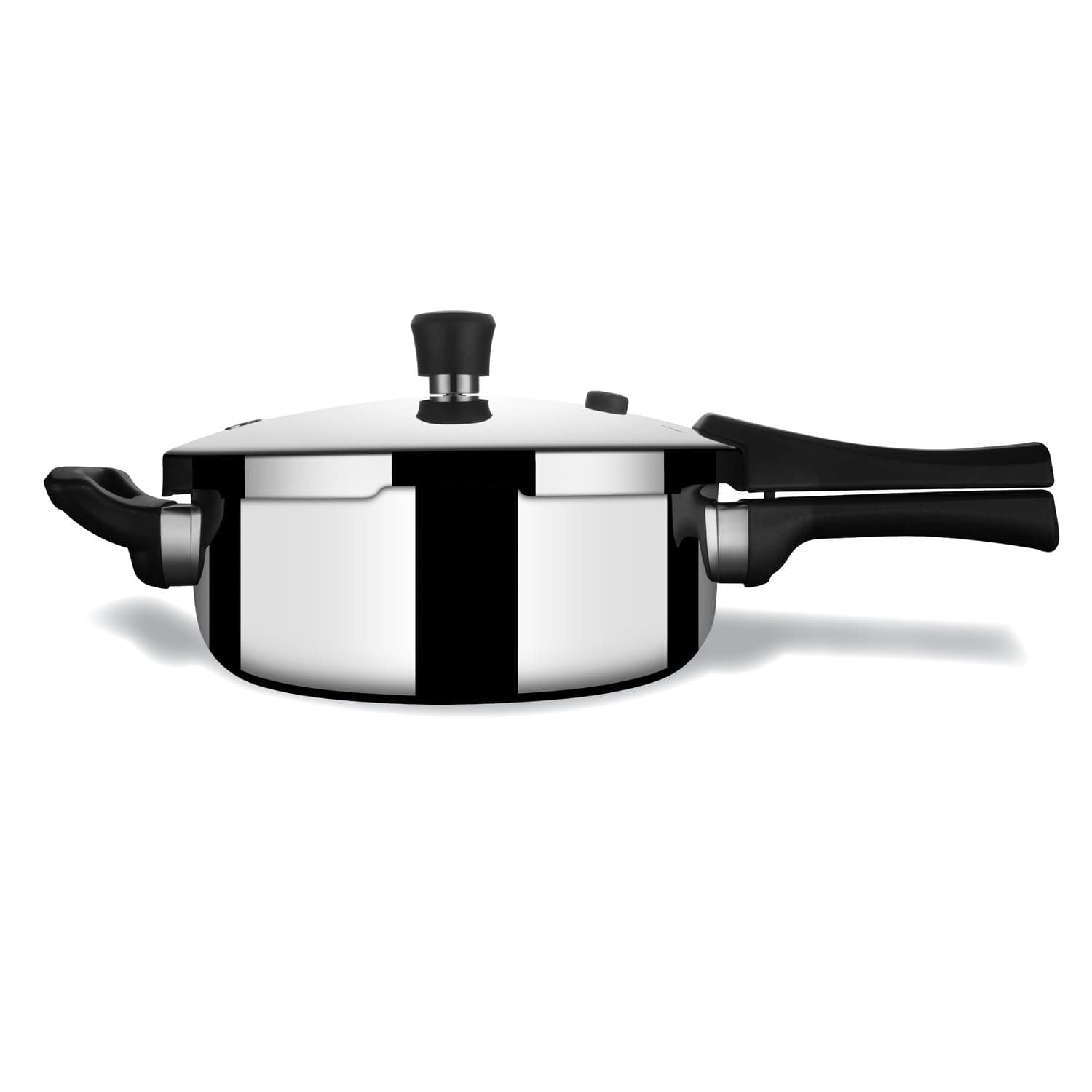 Stahl Triply Stainless Steel Xpress Pressure Cooker Outer Lid Pan, 9223, 3.5 Liters
