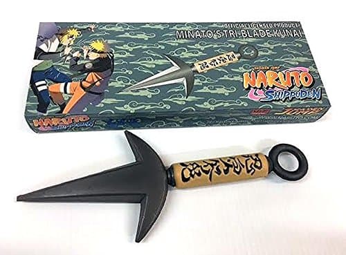 Viz Media Naruto Shippuden-Foam Ninja Minato's Tri Blade Kunai-Official Licensed