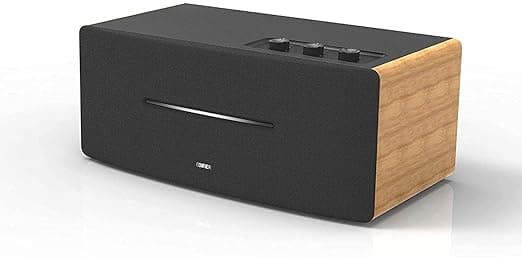 Edifier D12 Tabletop Speaker - Integrated Desktop Stereo Bluetooth Speaker - Wireless Computer Speaker for Desktop Use- 70 Watts RMS with Subwoofer Li