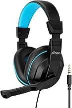 pTron Studio Lite Stereo Sound Wired Over Ear Headphones with Mic, Adjustable Mic & Integrated Volume Control, 3.5mm Aux Jack & 1.3 Meter Tangle-Free