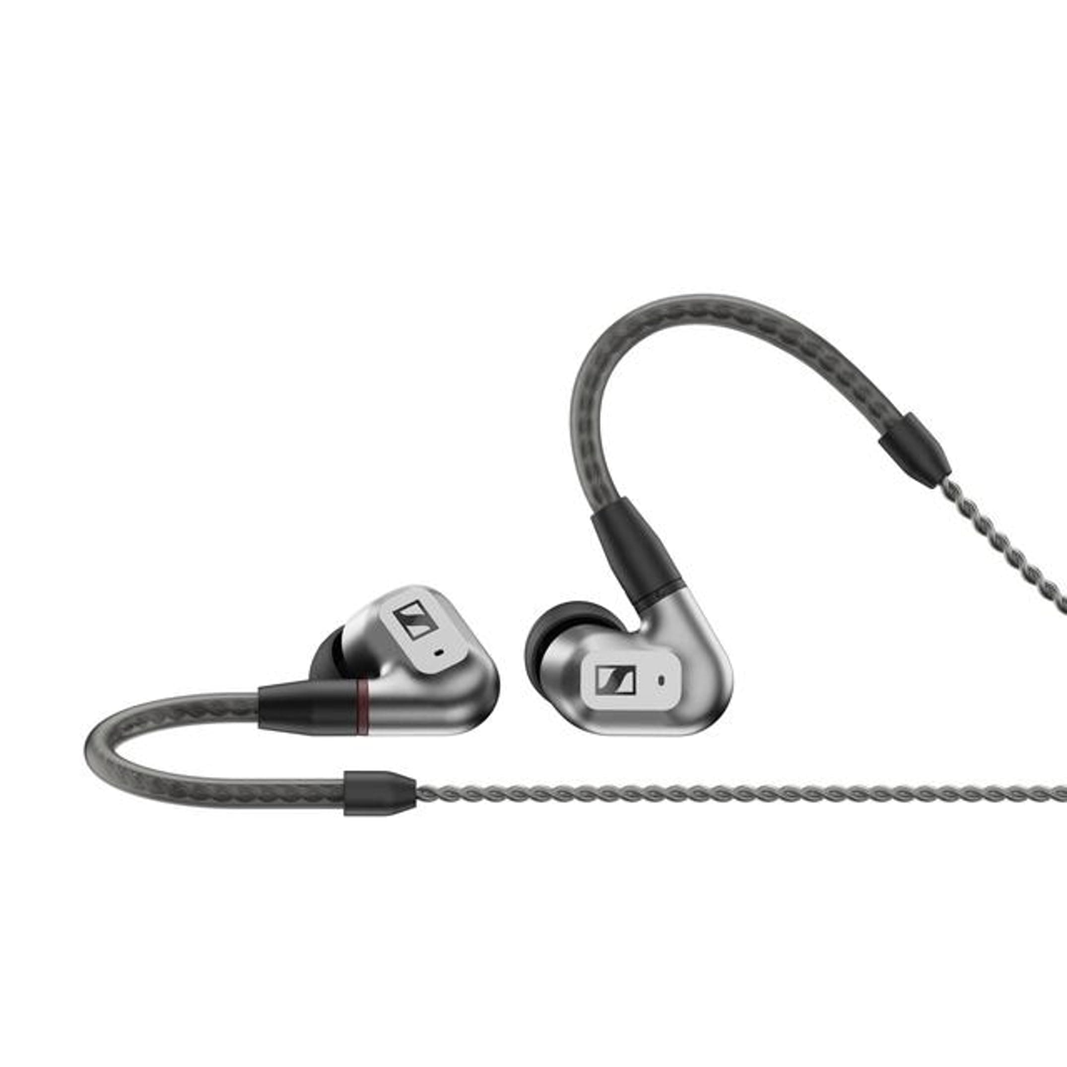 Sennheiser IE 200, Silver, in-Ear Audiophile Headphones, German Design, 7mm Wide Band Driver, Detachable MMCX Cable, Flexible Ear Hooks, Balanced Tuni...