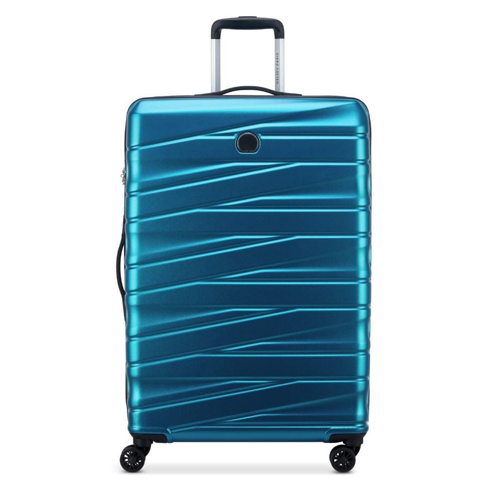 DELSEY Paris Tiphanie 76 Cm 4 Double Wheel Polycarbonate Large Steel Blue Hard Suitcase