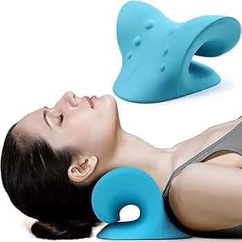 DOLTAS Neck And Shoulder Relaxer For Tmj Pain Relief And Cervical Traction Device For Spine Alignment | Neck Stretcher Chiropractic Pillow For Neck Pa...