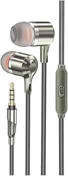SIGNATIZE Audio Wired in Ear Earphones with Built in Mic, 10 mm Driver, Powerful bass and Clear Sound