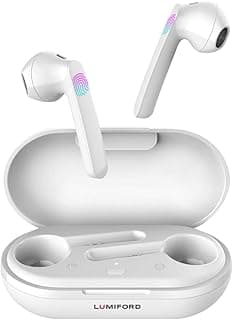 Lumiford Max T85 True Wireless Earbuds with Bluetooth v5.0, Smart Touch Control, 10mm Extra Bass Driver, Binaural Call Function & 21 Hours Playtime, S