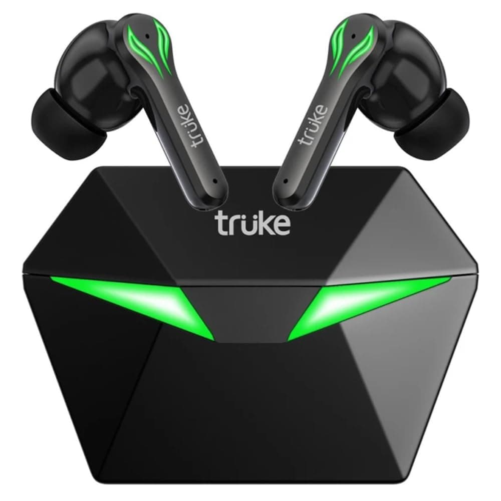 truke Buds BTG1 True Wireless Earbuds with Environmental Noise Cancellation(ENC) & Quad MEMS Mic for Clear Calls | Up to 48hrs of Playtime | 60ms Low Latency | Bluetooth 5.1 | IPX4
