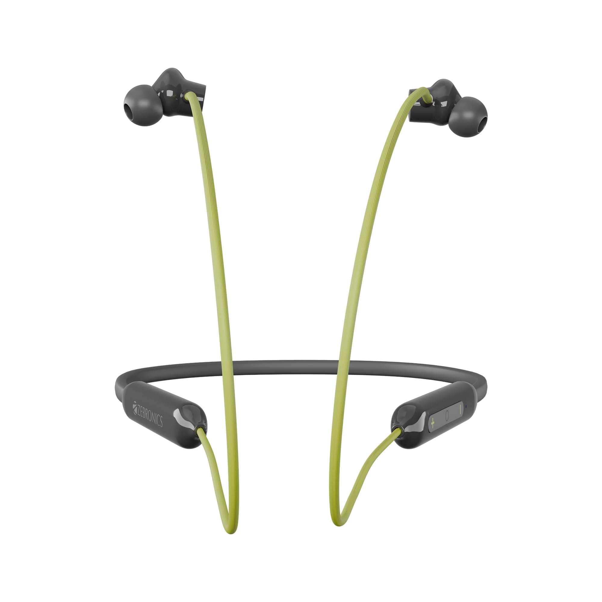 Zebronics Escape 80 Wireless Neckband, 18H Playback, 10mm Drivers, Type-C Charging with Built-In Battery, Rapid Charging, MagSnap, ENC, Gaming Mode, D...